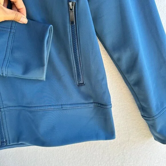 Patagonia Soft Shell Jacket Mens Medium Blue Full Zip Hiking Camping Outdoors - Picture 7 of 14